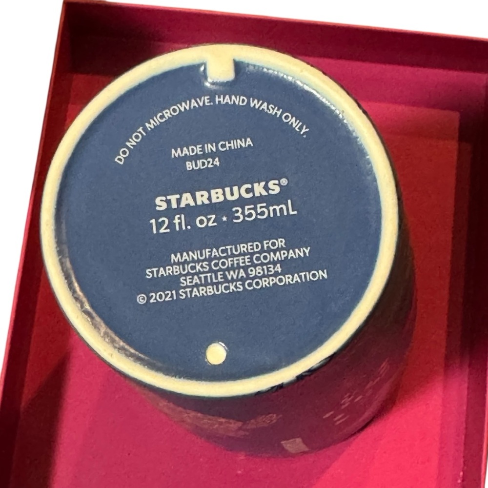 Starbucks Hawaii Collection 2021 12 Oz Ceramic Mug New in Box - Picture 5 of 9